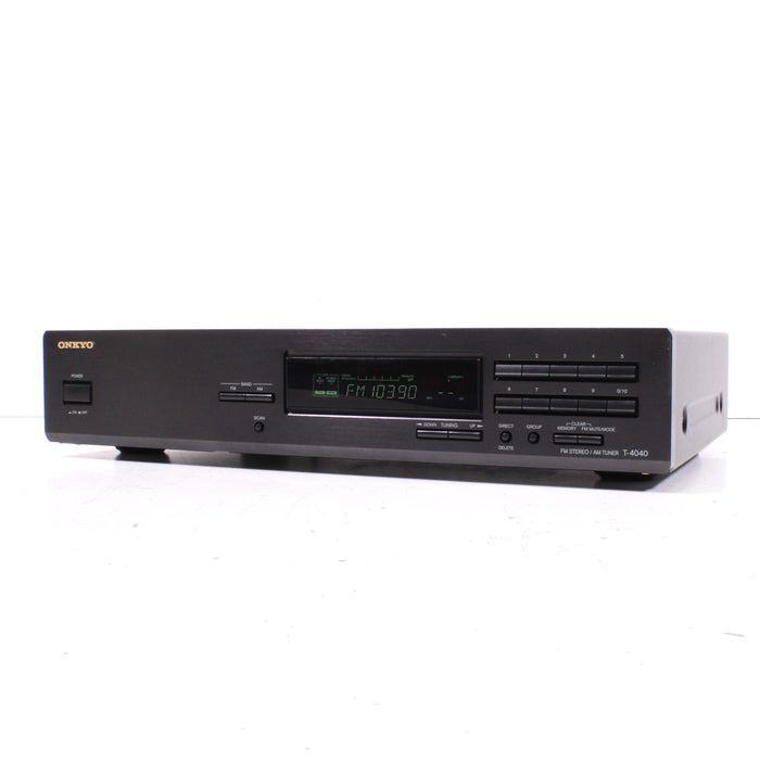 Onkyo T-4040 Servo Locked FM Stereo / AM Tuner (1980)-Stereo Tuner-SpenCertified-vintage-refurbished-electronics