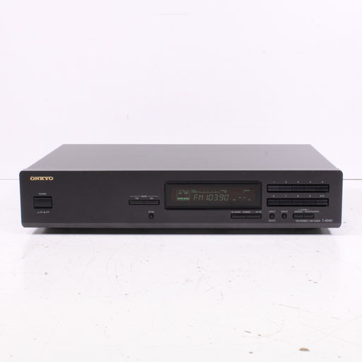 Onkyo T-4040 Servo Locked FM Stereo / AM Tuner (1980)-Stereo Tuner-SpenCertified-vintage-refurbished-electronics