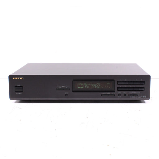 Onkyo T-4040 Servo Locked FM Stereo / AM Tuner (1980)-Stereo Tuner-SpenCertified-vintage-refurbished-electronics