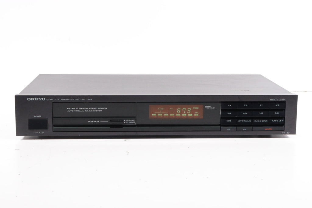Onkyo T-401 Quartz Synthesized FM/AM Stereo Tuner