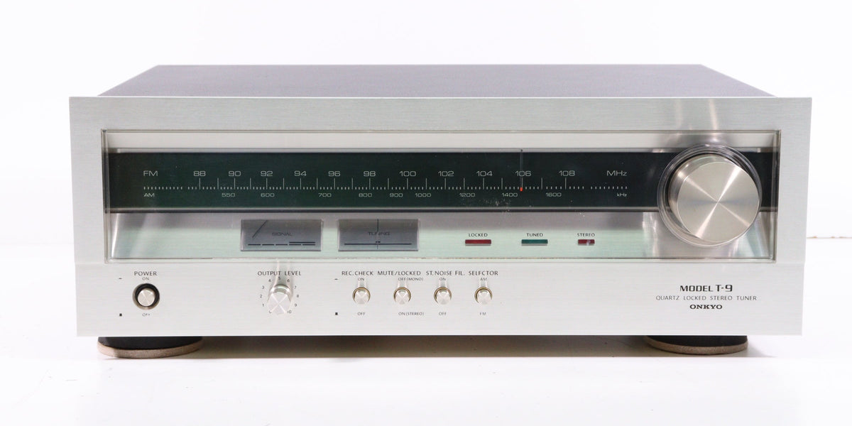 Onkyo T-9 Quartz Locked AM FM Stereo Tuner Made in Japan