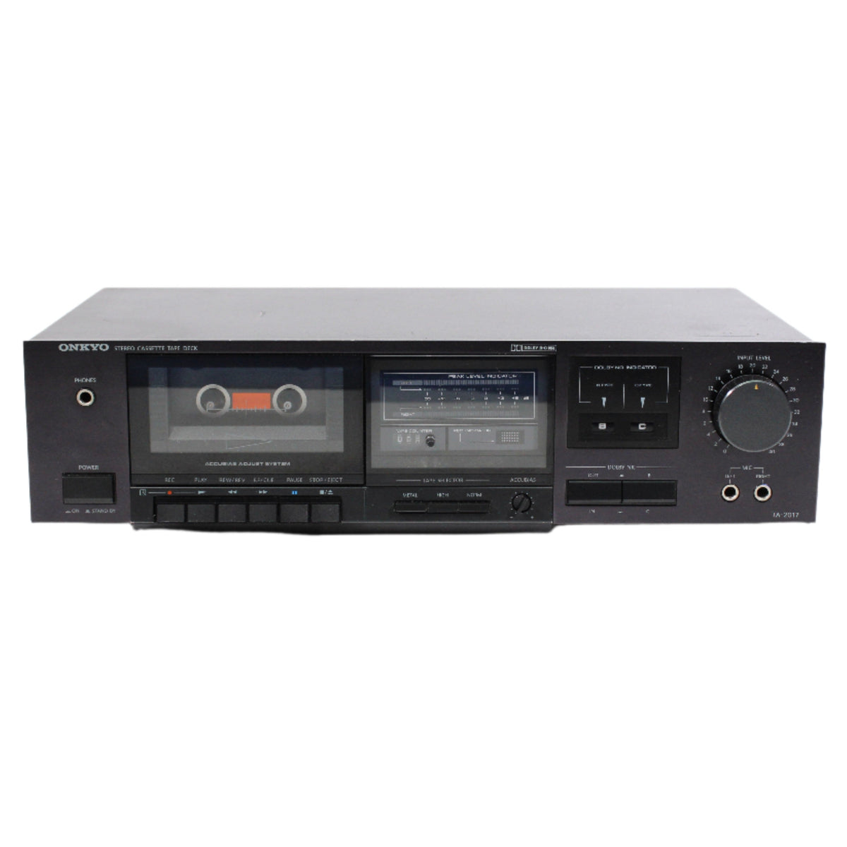Onkyo TA-2017 Single Stereo Cassette Tape Deck Accubias Adjust