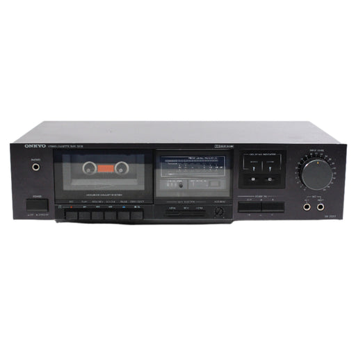 Onkyo TA-2017 Single Stereo Cassette Tape Deck Accubias Adjust System (AS IS)-Cassette Players & Recorders-SpenCertified-vintage-refurbished-electronics