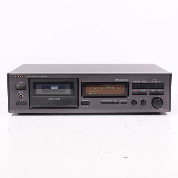 Onkyo TA-R410 Cassette Tape Deck Dolby B/C HX Pro Auto Reverse (1996-97)-Cassette Players & Recorders-SpenCertified-vintage-refurbished-electronics