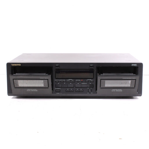 Onkyo TA-RW255 Auto Reverse Double Cassette Deck with Relay Play-Cassette Players & Recorders-SpenCertified-vintage-refurbished-electronics