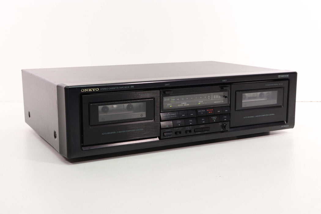 Onkyo TA-RW303 Dual Cassette Deck Recorder Auto Reverse (As Is)-Cassette Players & Recorders-SpenCertified-vintage-refurbished-electronics