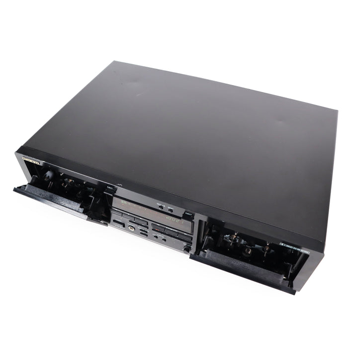 Onkyo TA-RW344 Dual Cassette Player-Electronics-SpenCertified-refurbished-vintage-electonics