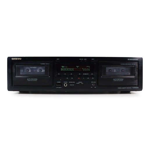 Onkyo TA-RW344 Dual Cassette Player-Electronics-SpenCertified-refurbished-vintage-electonics
