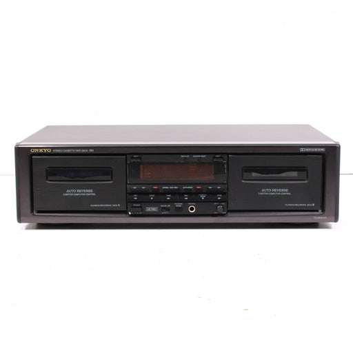 Onkyo TA-RW414 Dual Cassette Deck Player Recorder HX Pro-Cassette Players & Recorders-SpenCertified-vintage-refurbished-electronics