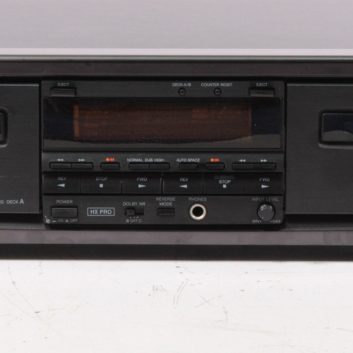 Onkyo TA-RW414 Dual Cassette Deck Player Recorder HX Pro-Cassette Players & Recorders-SpenCertified-vintage-refurbished-electronics