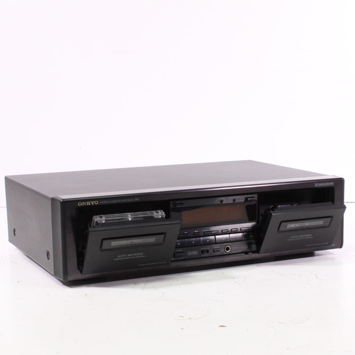 Onkyo TA-RW414 Dual Cassette Deck Player Recorder HX Pro-Cassette Players & Recorders-SpenCertified-vintage-refurbished-electronics