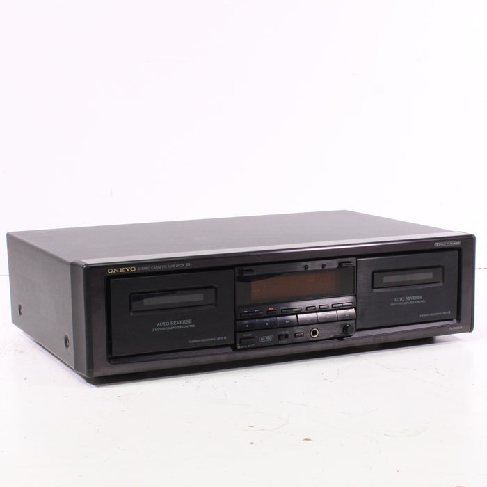 Onkyo TA-RW414 Dual Cassette Deck Player Recorder HX Pro-Cassette Players & Recorders-SpenCertified-vintage-refurbished-electronics