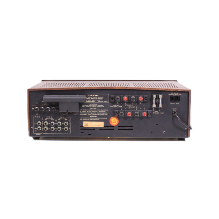 Onkyo TX-1500 Servo Locked AM/FM Stereo Receiver Silver Face Phono (AS-IS??)-Audio & Video Receivers-SpenCertified-vintage-refurbished-electronics