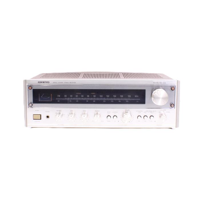 Onkyo TX-1500 Servo Locked AM/FM Stereo Receiver Silver Face Phono (AS-IS??)-Audio & Video Receivers-SpenCertified-vintage-refurbished-electronics