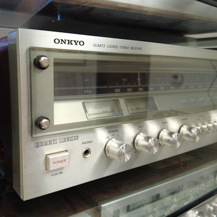 Onkyo TX-4500MKII Quartz Locked Stereo Receiver AUDIOPHILE QUALITY (1979-80)-Audio & Video Receivers-SpenCertified-vintage-refurbished-electronics