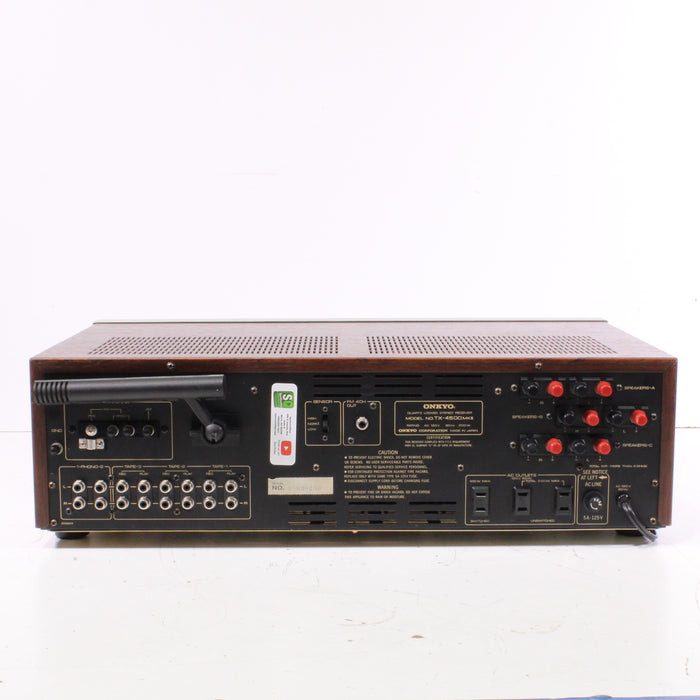 Onkyo TX-4500MKII Quartz Locked Stereo Receiver (1979-80)-Audio & Video Receivers-SpenCertified-vintage-refurbished-electronics
