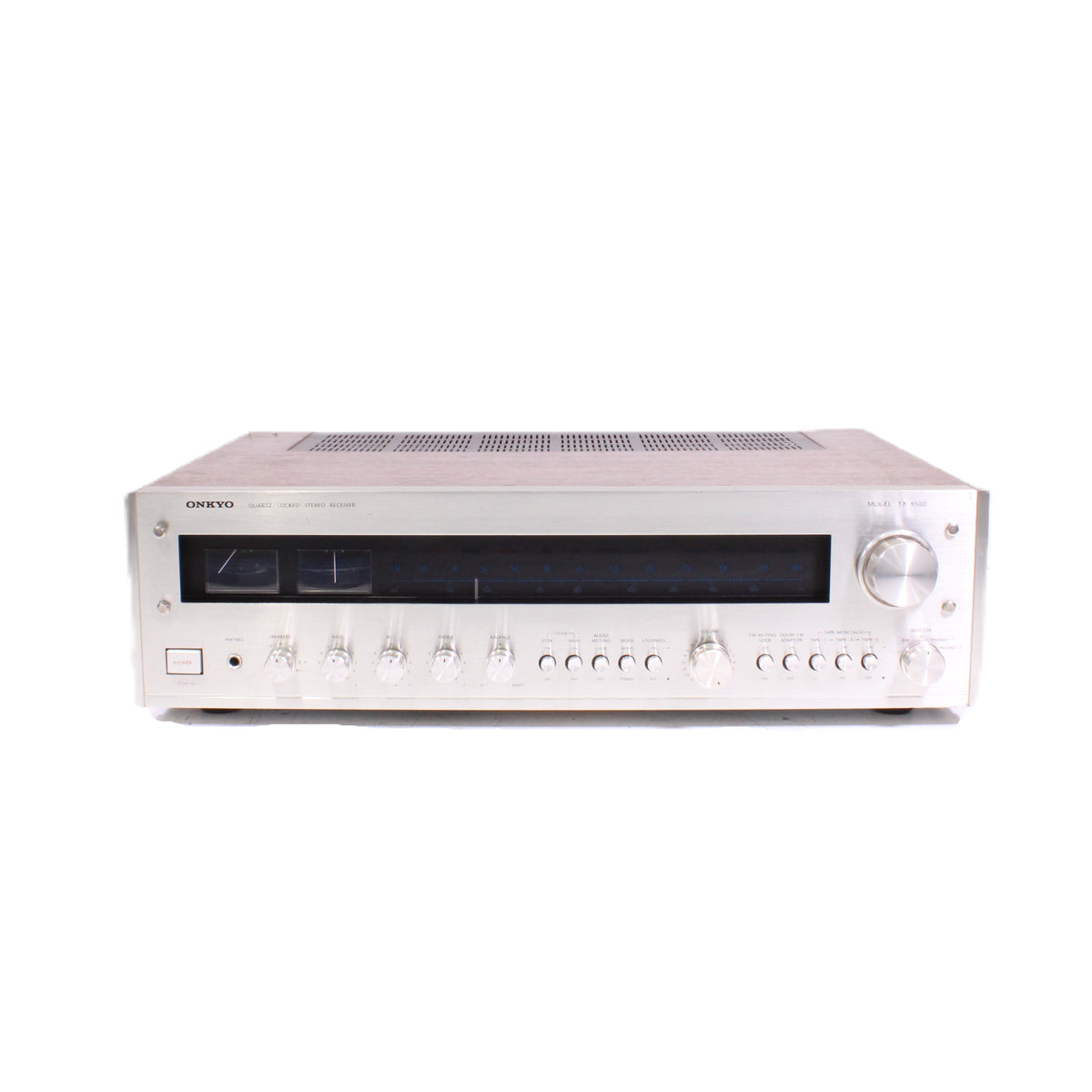 Onkyo TX-8500 Quartz Locked AM/FM Stereo Receiver Silver Face with