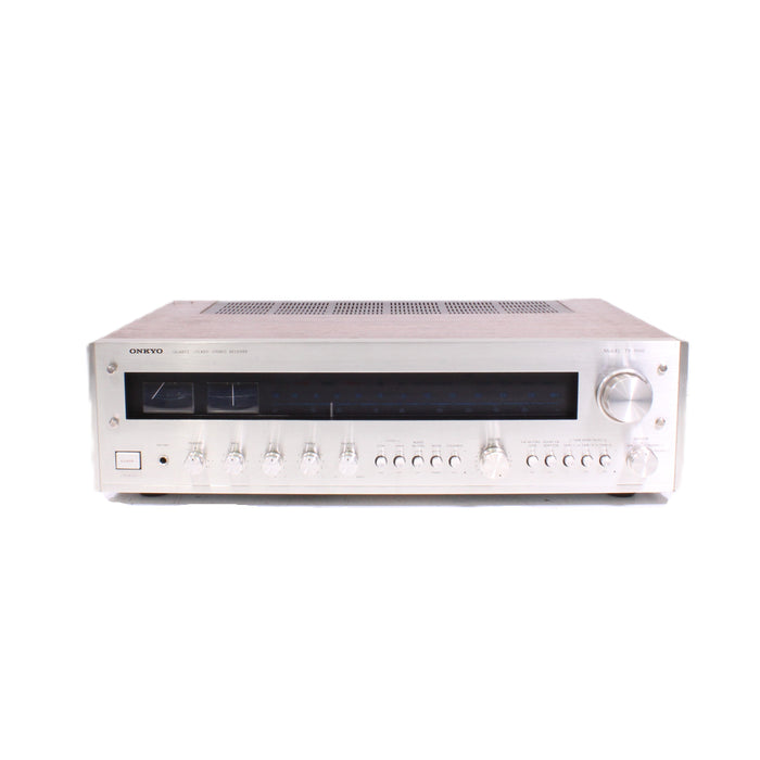 Onkyo TX-8500 Quartz Locked AM/FM Stereo Receiver Silver Face with Phono (AS-IS)-Audio Receivers-SpenCertified-vintage-refurbished-electronics