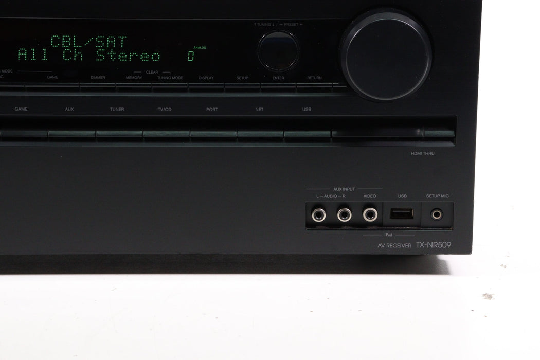 Onkyo TX-NR509 5.1 Channel AV Receiver with HDMI (NO REMOTE)-Audio & Video Receivers-SpenCertified-vintage-refurbished-electronics