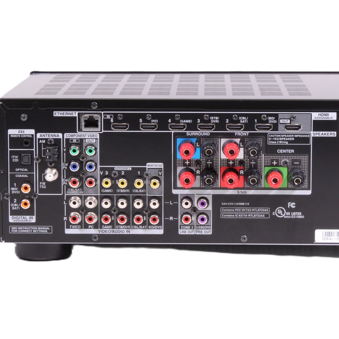 Onkyo TX-NR535 5.2-channel Network AV Receiver 4K HDMI Wi-Fi Bluetooth (2014-15) AS-IS??-Audio & Video Receivers-SpenCertified-vintage-refurbished-electronics