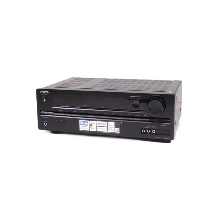 Onkyo TX-SR333 5.1-Channel AV Home Theater Receiver Bluetooth 4K HDMI ARC Dolby TrueHD-Audio & Video Receivers-SpenCertified-vintage-refurbished-electronics