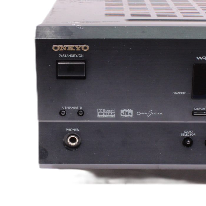 Onkyo TX-SR500 A/V receiver with Dolby Digital, DTS, and Dolby Pro Logic II-Audio & Video Receivers-SpenCertified-vintage-refurbished-electronics
