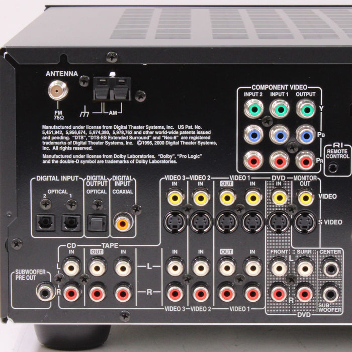 Onkyo TX-SR600 Audio Video Receiver Dolby Digital EX, DTS-ES, and Pro Logic II (ORIGINAL BOX)-Audio & Video Receivers-SpenCertified-vintage-refurbished-electronics