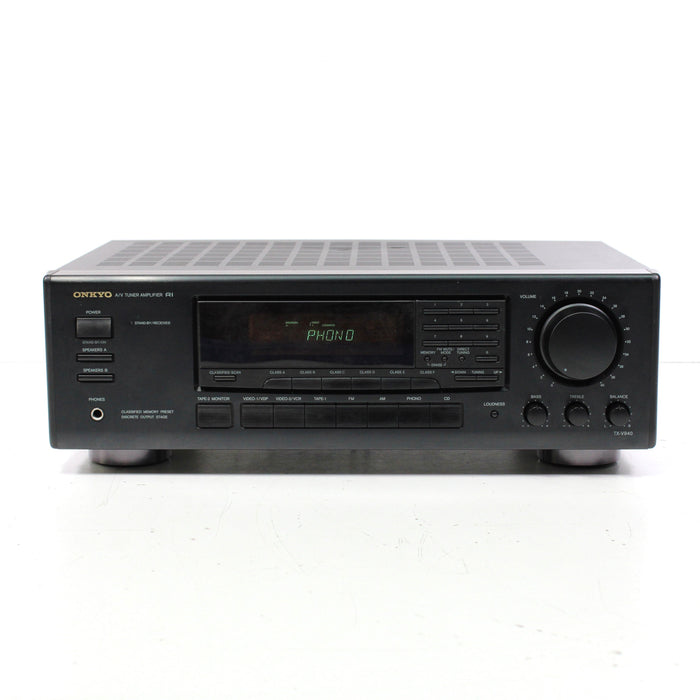 Onkyo TX-V940 AV Tuner Amplifier with Phono (1994) (NO REMOTE)-Audio & Video Receivers-SpenCertified-vintage-refurbished-electronics