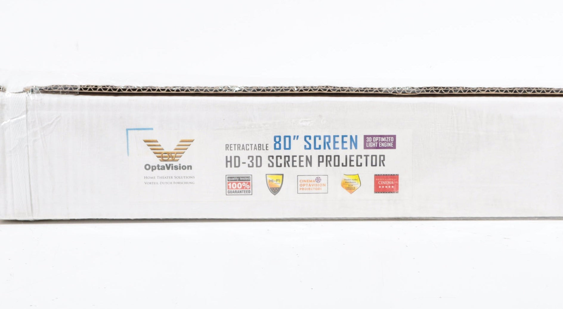 OptaVision HD-3D Screen Projector Retractable 80