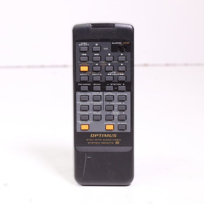 Optimus 11229853 Remote Control for A/V Receiver STAV-3170-Remote Controls-SpenCertified-vintage-refurbished-electronics