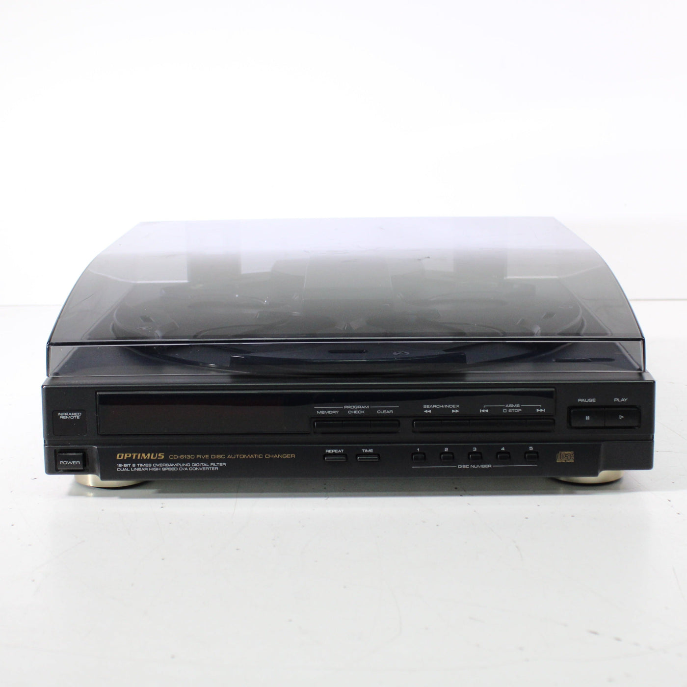 Optimus CD-6130 5-Disc Automatic Changer Unique Top Loading Design (19 ...