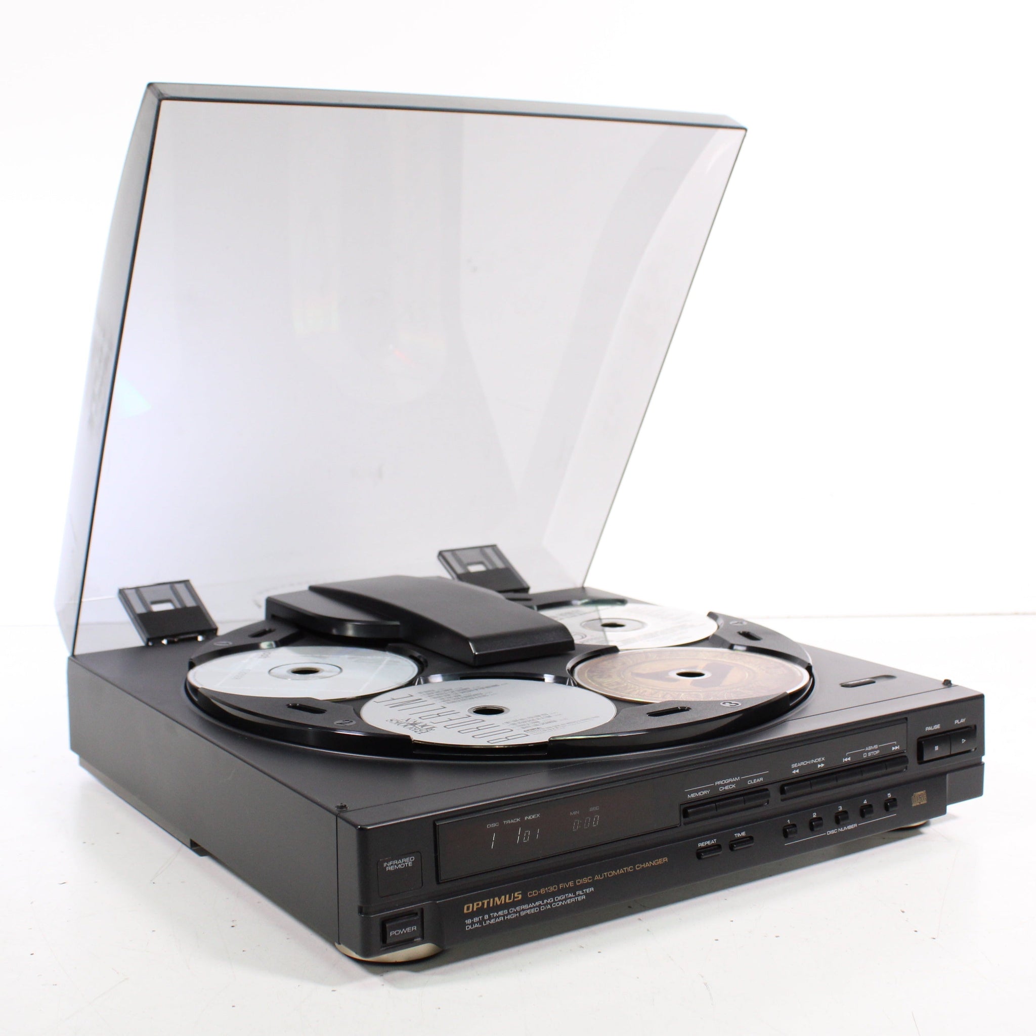 Optimus CD-6130 5-Disc Automatic Changer Unique Top Loading Design (19