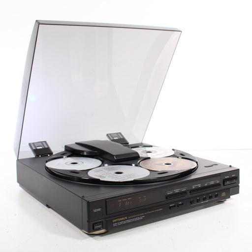 Optimus CD-6130 5-Disc Automatic Changer Unique Top Loading Design (1992)-CD Players & Recorders-SpenCertified-vintage-refurbished-electronics