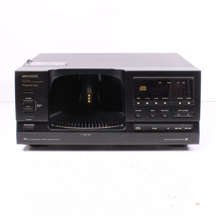 Optimus CD-8400 60 Disc File-Type CD Changer (1999)-CD Players & Recorders-SpenCertified-vintage-refurbished-electronics