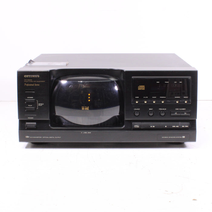 Optimus CD-8400 60 Disc File-Type CD Changer (1999)-CD Players & Recorders-SpenCertified-vintage-refurbished-electronics