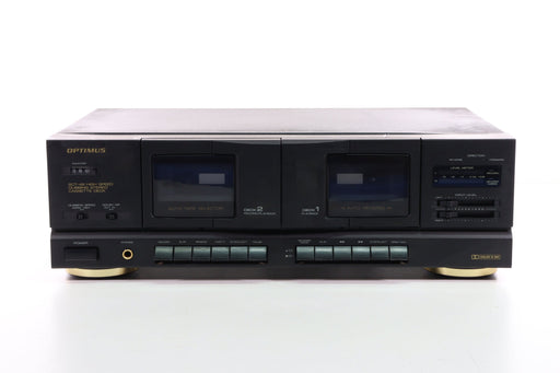 Optimus SCT-49 High Speed Dubbing Stereo Cassette Deck (DECK 2 HAS ISSUES)-Cassette Players & Recorders-SpenCertified-vintage-refurbished-electronics