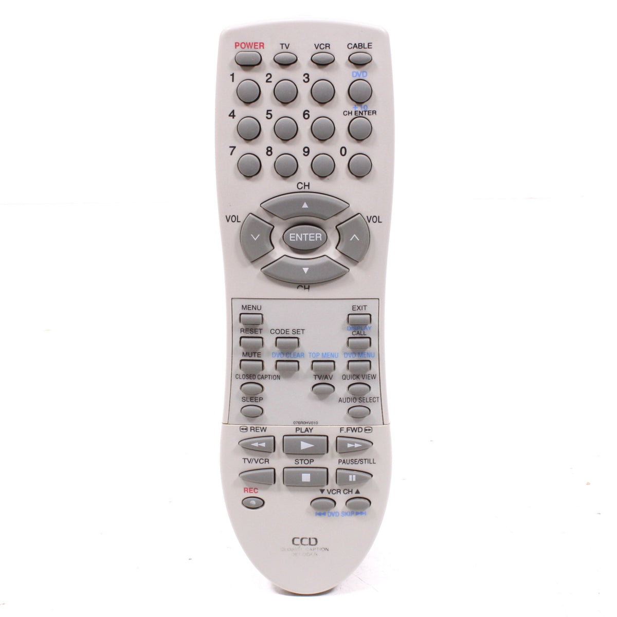 Orion/Sansui 076R0HV010 Remote Control for TV/DVD/VCR TVS273 ...