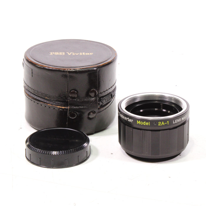 P&B Vivitar 2A-1 Auto 2X Tele-Converter Lens for Pentax M42 (1968)-Camera Lenses-SpenCertified-vintage-refurbished-electronics