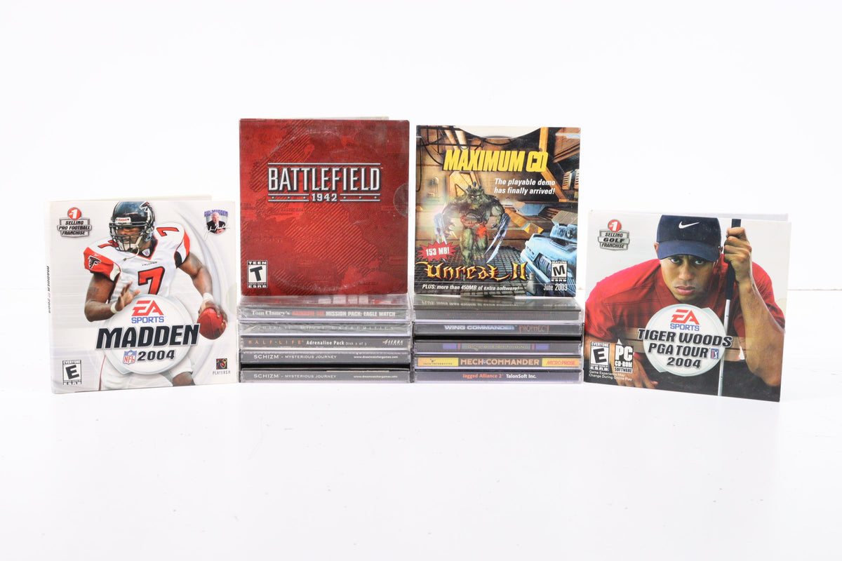 PC Windows Computer Video Games Bundle (Lot of 12 Games) — SpenCertified