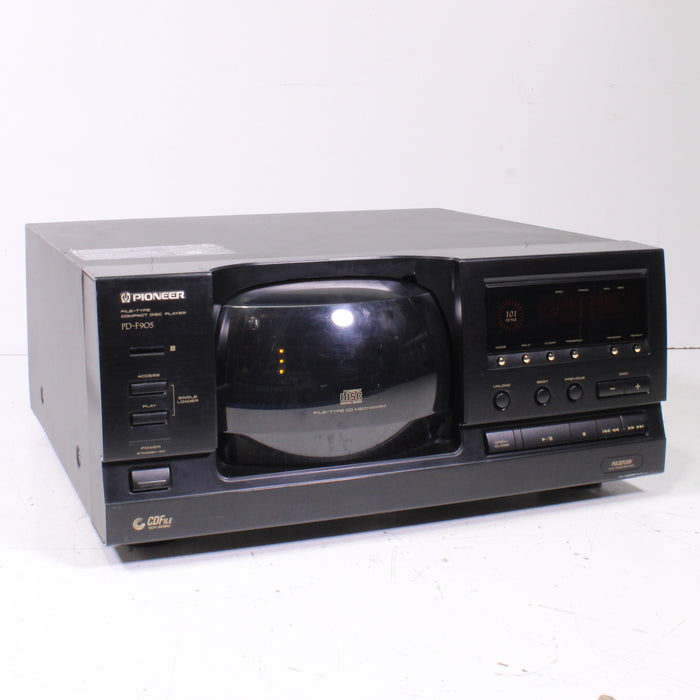 PIONEER PD-F905 File-Type Compact Disc Player 101 Capacity (1996)-CD Players & Recorders-SpenCertified-vintage-refurbished-electronics