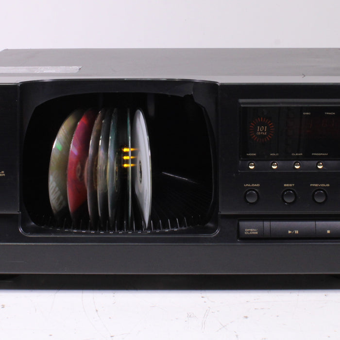 PIONEER PD-F905 File-Type Compact Disc Player 101 Capacity (1996)-CD Players & Recorders-SpenCertified-vintage-refurbished-electronics