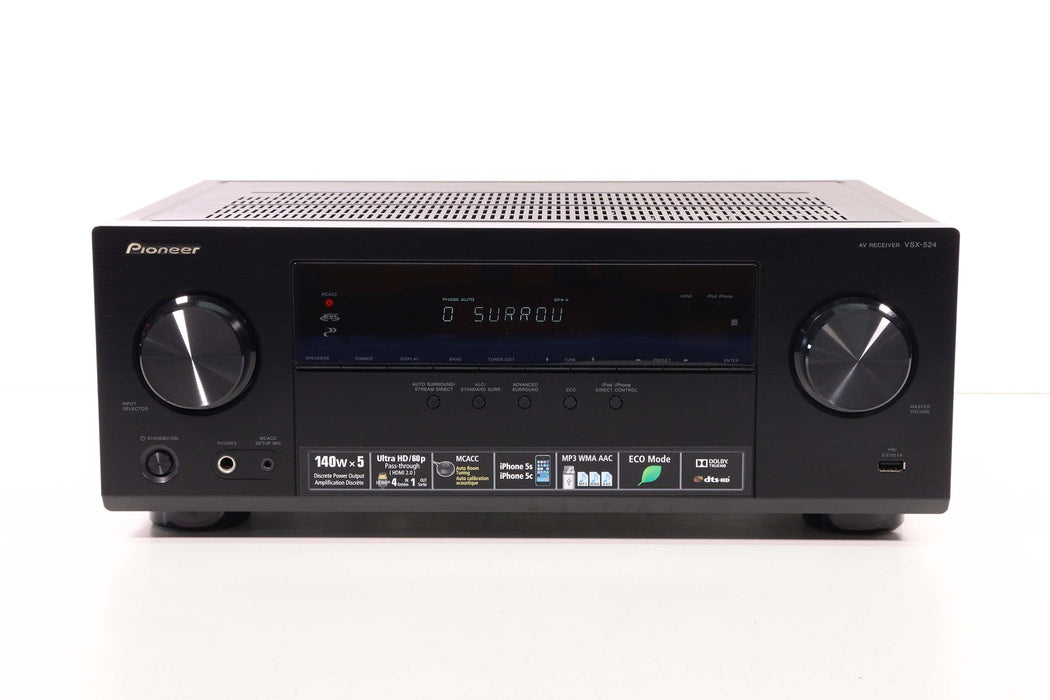 PIONEER VSX-524 Audio Video Multi-Channel Receiver (With Remote)-Audio & Video Receivers-SpenCertified-vintage-refurbished-electronics