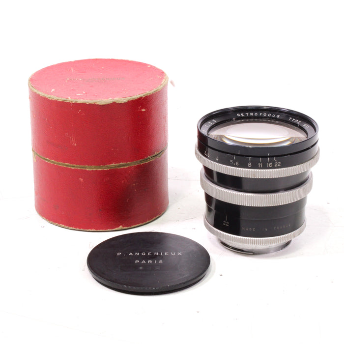 P. Angenieux Paris 28mm f/3.5 Retrofocus Type R11 Vintage Camera