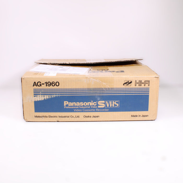 Panasonic AG-1960 Pro Line 4-Head SQPB VHS VCR Video Cassette Recorder (ORIGINAL BOX)-VCRs-SpenCertified-vintage-refurbished-electronics