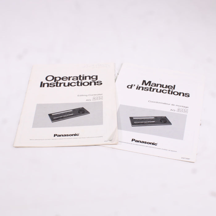 Panasonic AG-A95 Editing Controller for VCR VHS Player-Remote Controls-SpenCertified-vintage-refurbished-electronics