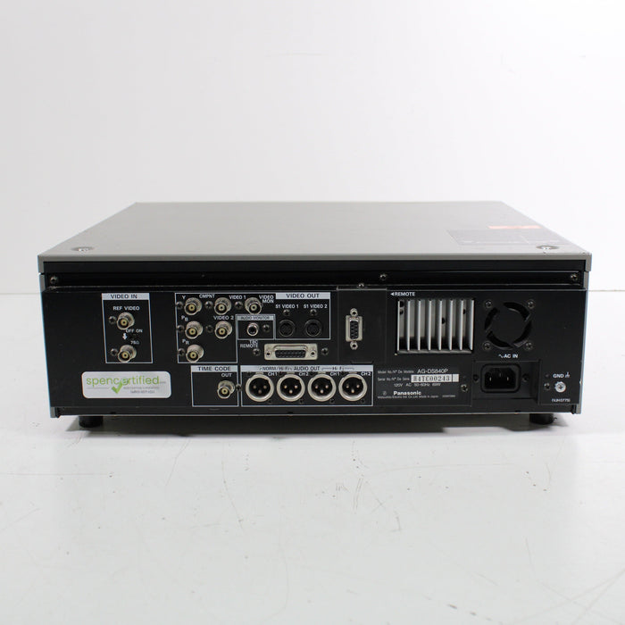 Panasonic AG-DS840 SVHS Super-VHS VCR Video Cassette Player S-Video-VCRs-SpenCertified-vintage-refurbished-electronics