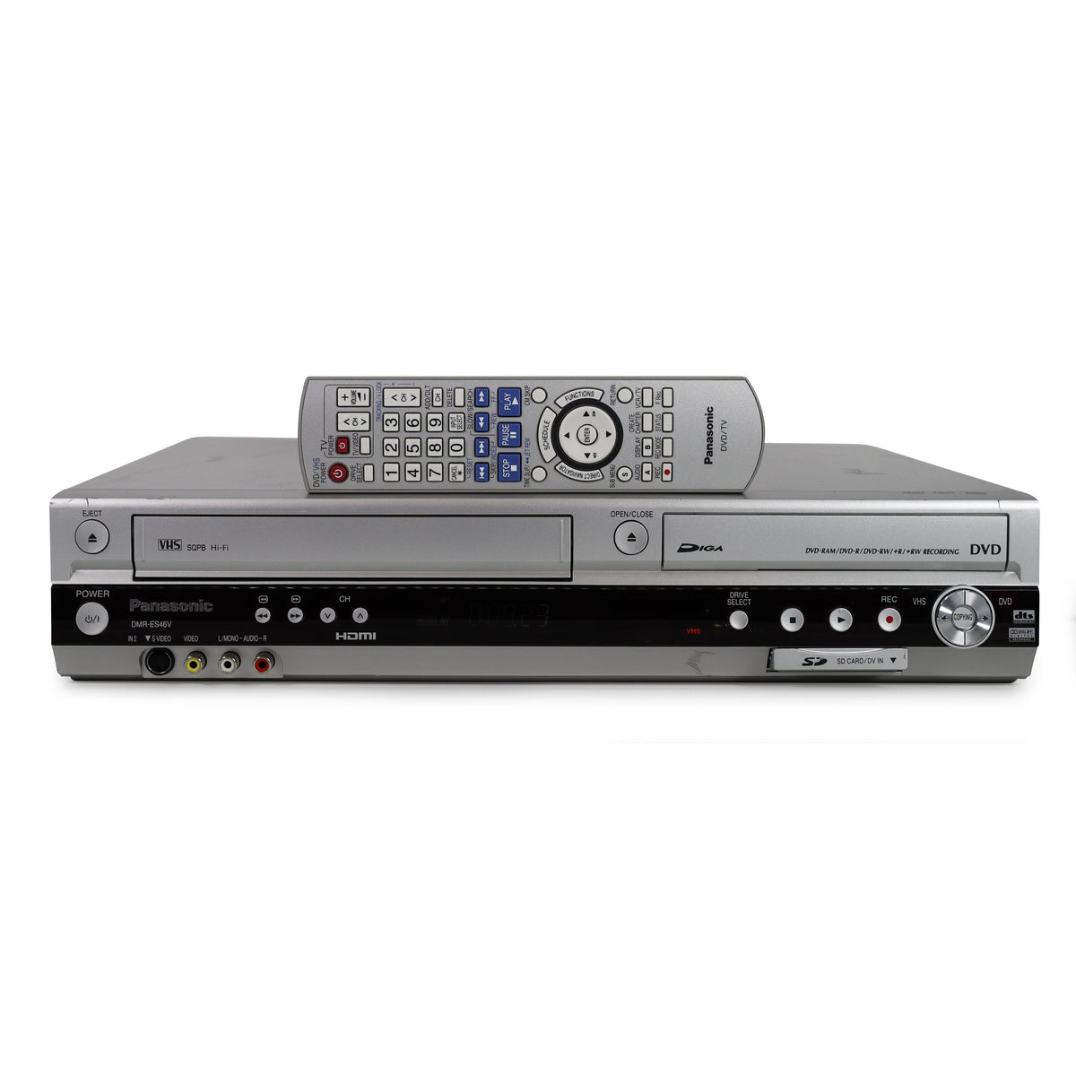 Panasonic DMR-ES46V VHS to DVD Converter, VCR DVD Combo Player