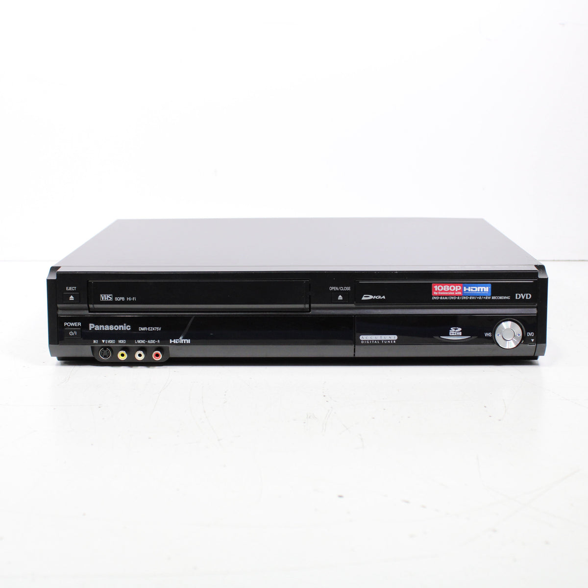 Panasonic DMR-EZ475V DVD Recorder VCR Combo | HDMI, Refurbished