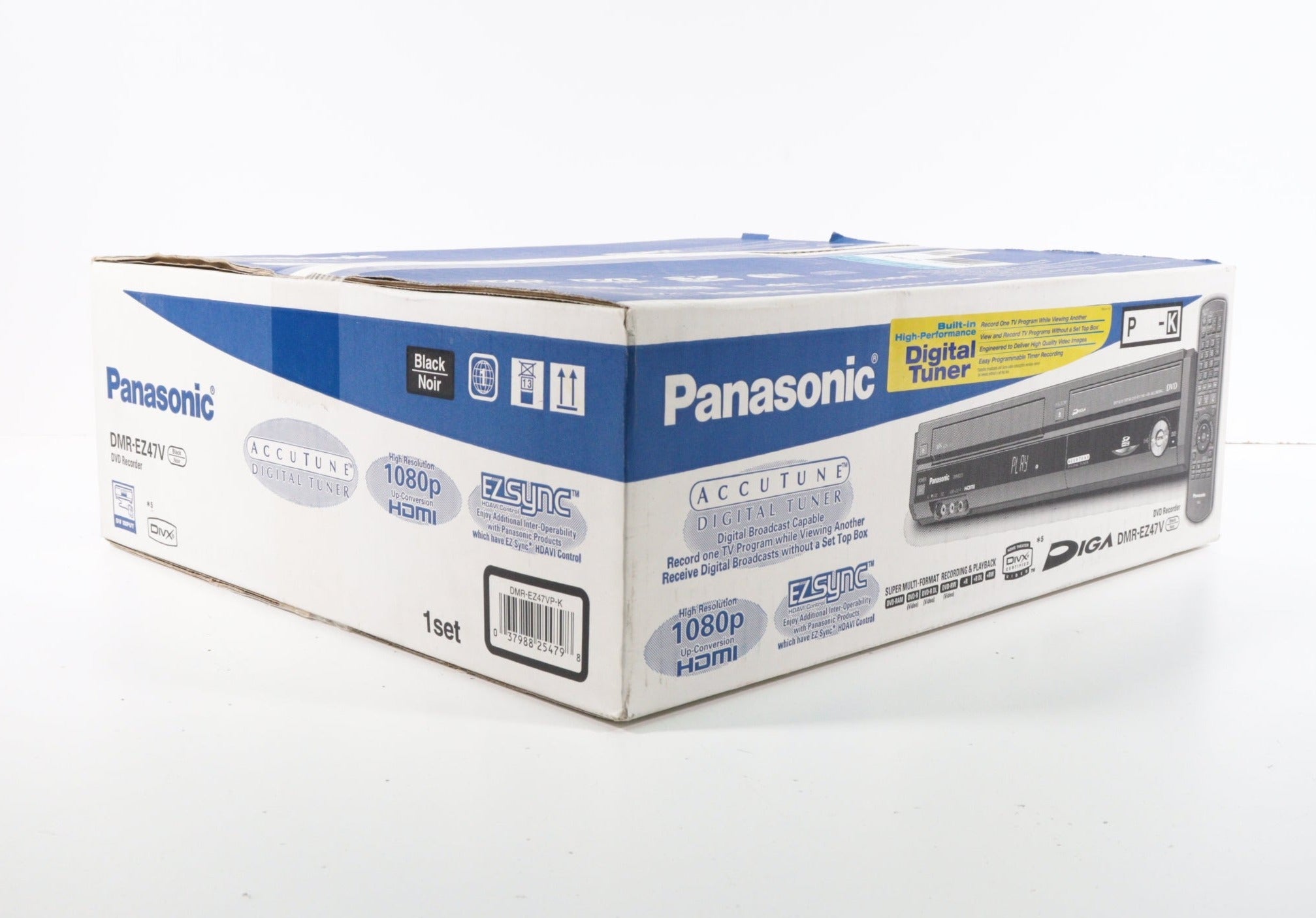 Panasonic DMREZ47V VHS to DVD Combo Recorder and VCR with Digital Tun