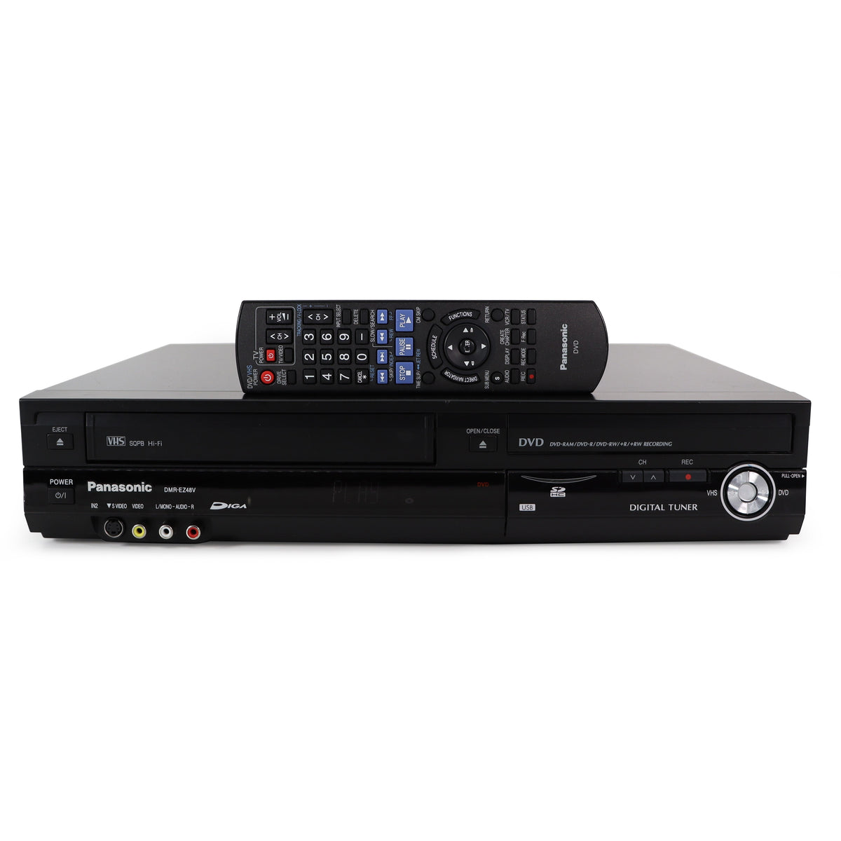 Panasonic deals DMR-EZ48V HDMI DVD RECORDER DVD VCR Combo VHS Player w/ Disney Movies